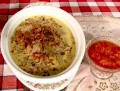 Cách nấu thuần chay truyền thống
của Nê-pan: Gundruk 
và cà-ri đậu nành với dhedo
