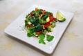 Crispy Crumbed Tofu with Mung Bean Sprouts 